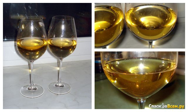 Вино столовое белое полусладкое "ПСОУ" Вина и Воды Абхазии