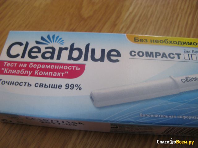 Тест на беременность Clearblue compact