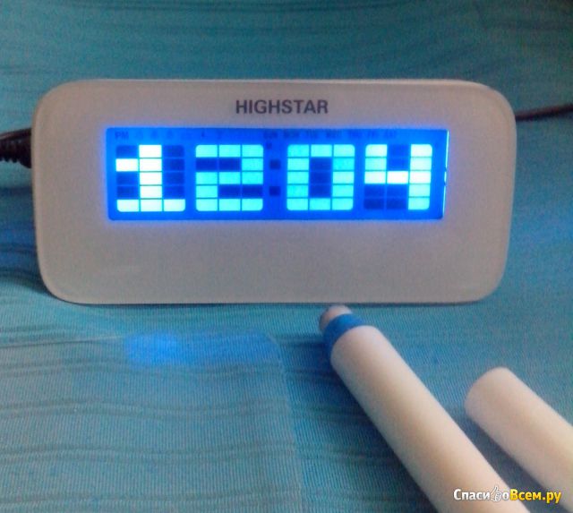 Часы - будильник HighStar c Led доской для записей
