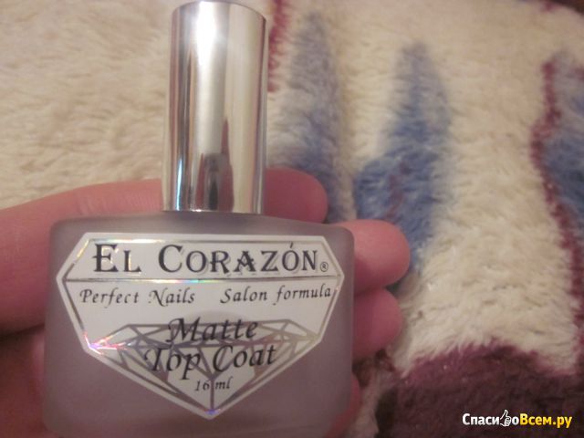 Матовое покрытие El Corazon Matte Top Coat