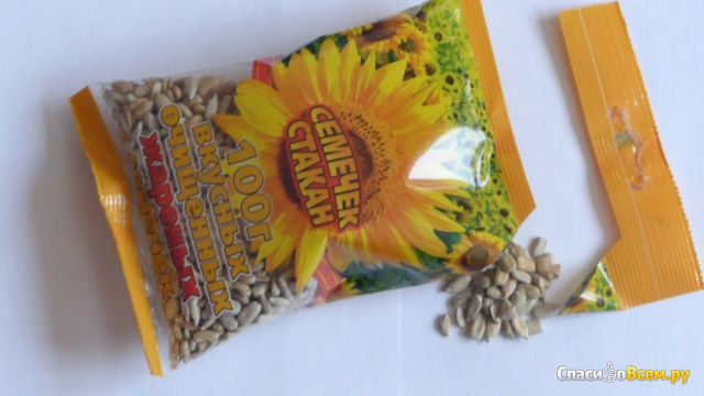 Семена подсолнечника жаренные очищенные "Семечек стакан" ТД-Холдинг