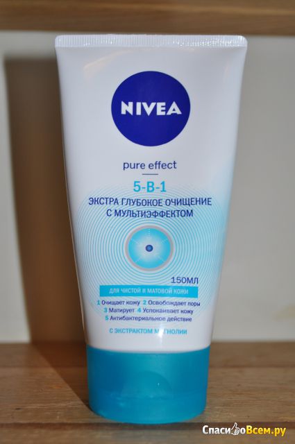 Средство для очищения кожи Nivea Pure Effect 5-в-1