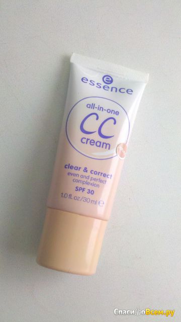 Тональная основа Essence  all-in-one CC Cream clear & correct тон 10 natural