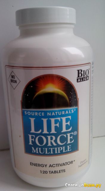 Витамины Source Naturals "Life Force multiple"