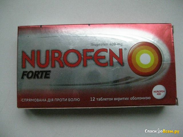 Таблетки Nurofen Forte
