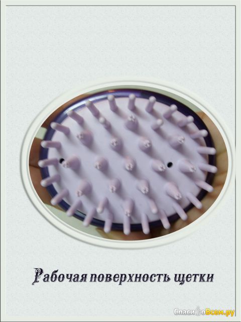 Щетка массажная для кожи головы с маслом жожоба Natural Glossy Shampoo Brush Ikemoto Brush фото