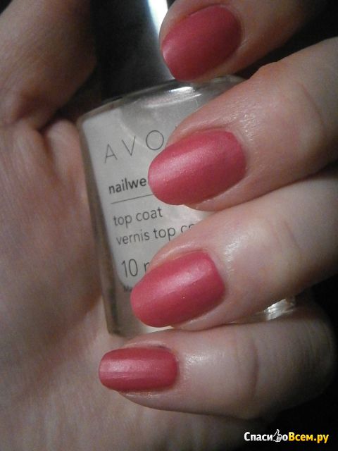 Декоративное покрытие для ногтей Avon NailWear Pro+ Destination Peach