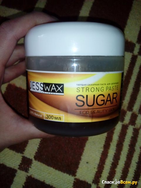 Паста сахарная для депиляции твердая Jess Wax Strong Paste Sugar