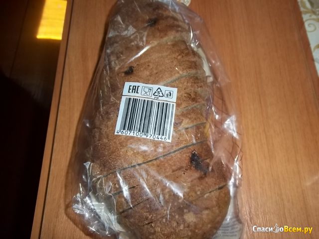 Хлеб Новый подовый "Императорский" с зерновыми добавками нарезанный в упаковке Хлебозавод № 7