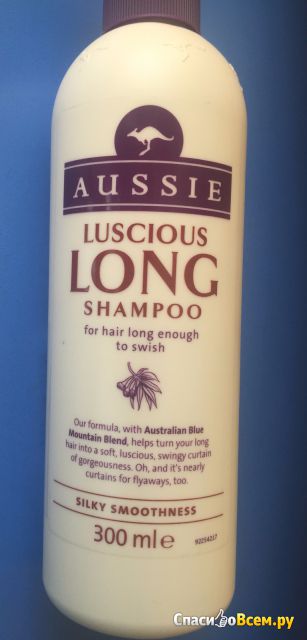Шампунь Aussie "Luscious Long", для длинных волос, с экстрактом австралийского эвкалипта