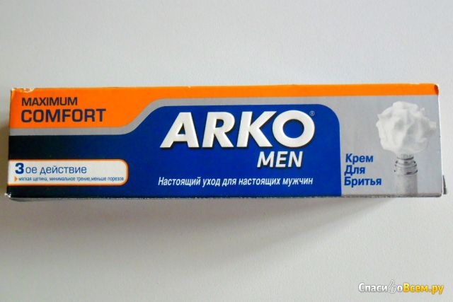 Крем для бритья Arko men Maximum comfort 3-ое действие