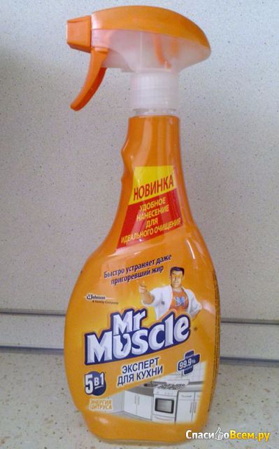 Чистящее средство "Mr. Muscle" Эксперт для кухни, Энергия цитруса