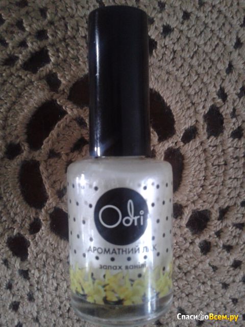 Лак для ногтей Odri "Ароматный лак" #303 Запах ванили
