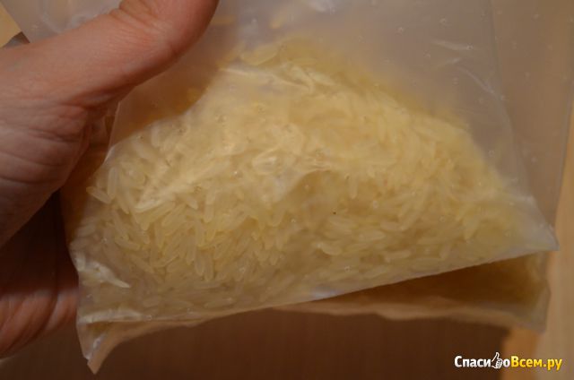 Рис Золотистый Prosto, обработанный паром, в пакетиках для варки