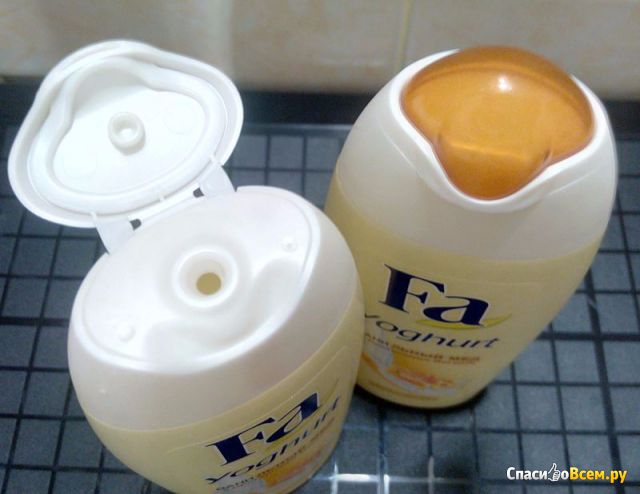 Крем-гель для душа Fa Yoghurt "Ванильный мёд" с протеинами йогурта