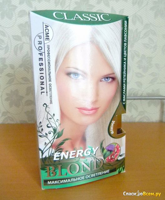 Осветлитель для волос Acme-Color Classic "Energy Blond Arctic"