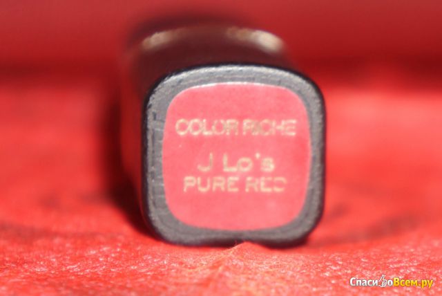 Губная помада L'Oreal Color Riche Collection Exclusive pure reds "J Lo"