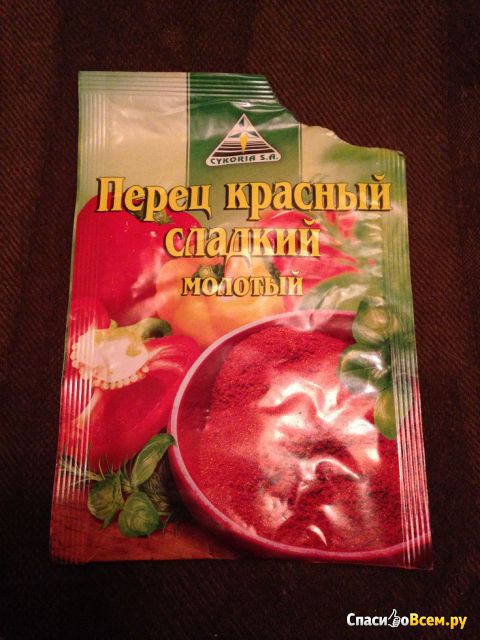 Перец красный сладкий молотый "Cykoria S.A."