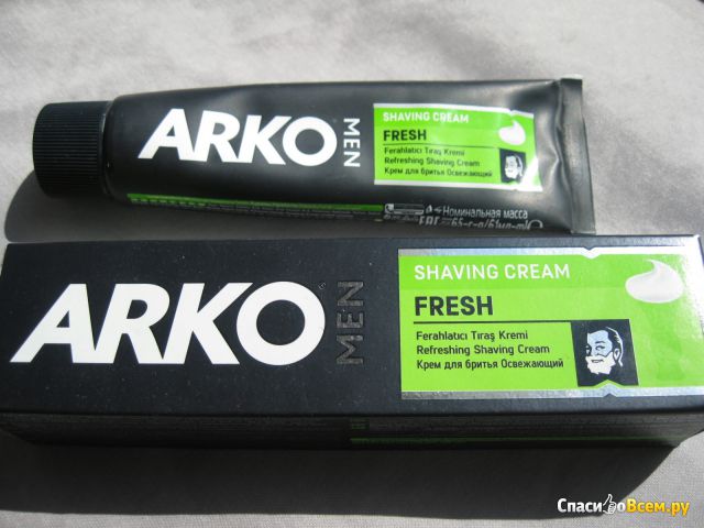 Крем для бритья освежающий Arko Men Fresh