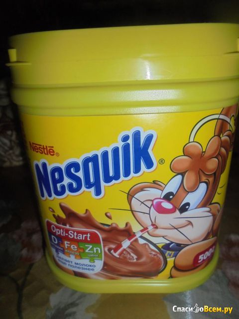Растворимый шоколадный напиток Nesquik