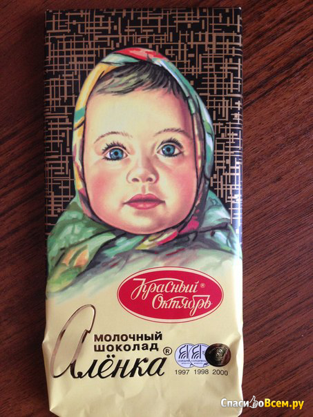 Молочный шоколад Красный Октябрь "Аленка"