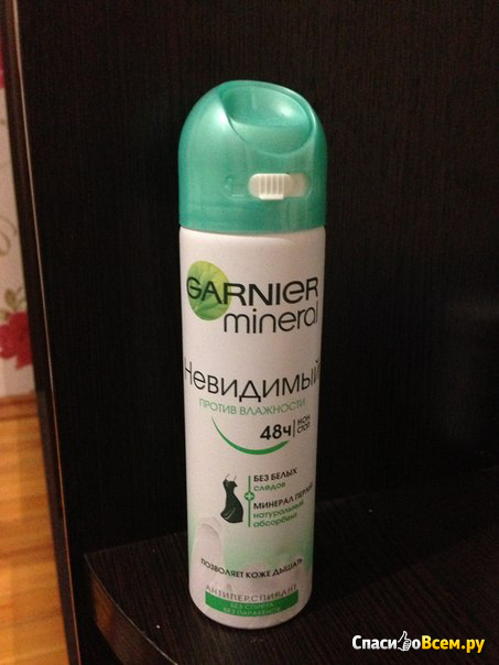 Дезодорант-антиперспирант Garnier Mineral "Невидимый" против влажности, 48 часов