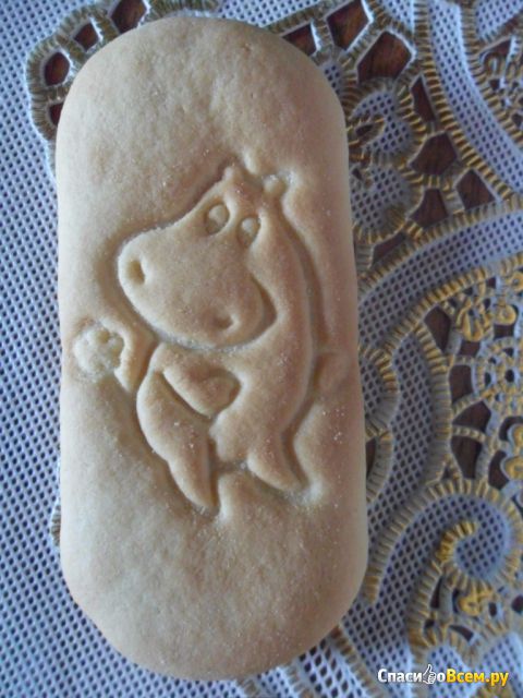 Детское печенье "Бегемотик Бонди" обогащенное кальцием
