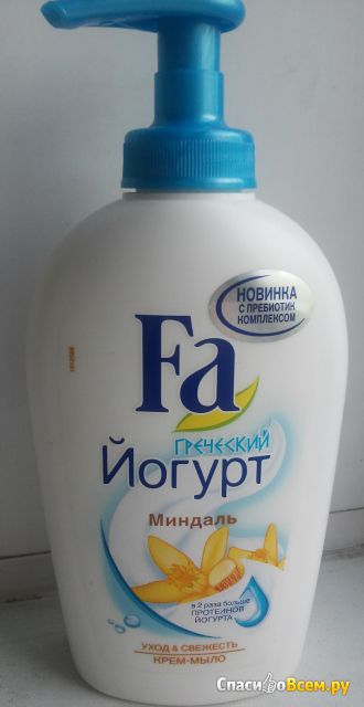 Крем-мыло Fa "Греческий йогурт" Миндаль Уход & Свежесть