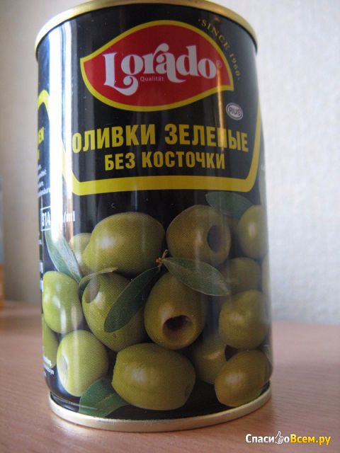 Оливки зеленые без косточки Lorado