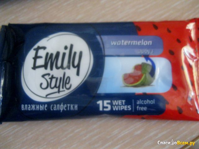 Влажные салфетки "Emily Style" арбуз