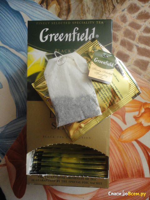 Чай Greenfield Lemon Spark в пакетиках
