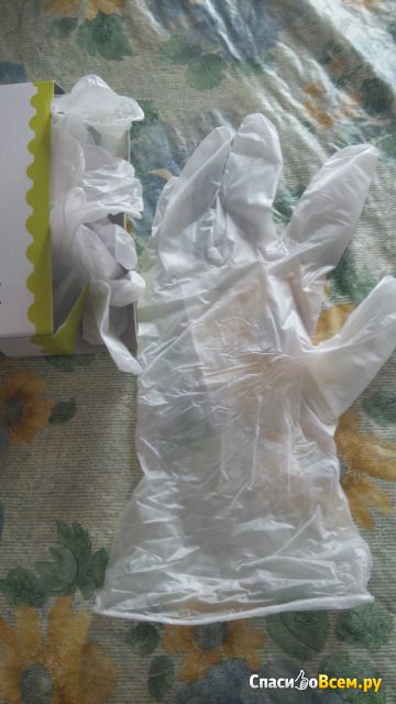 Одноразовые стрейч виниловые перчатки Limpo без напыления гипоаллергенные
