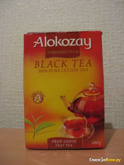 Черный чай Alokozay Premium Tea листовой FBOP