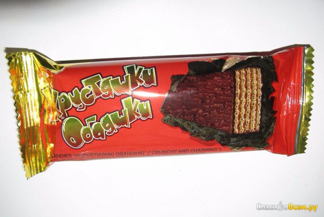 Конфеты Бисквит-Шоколад "Хрустяшки Обаяшки"