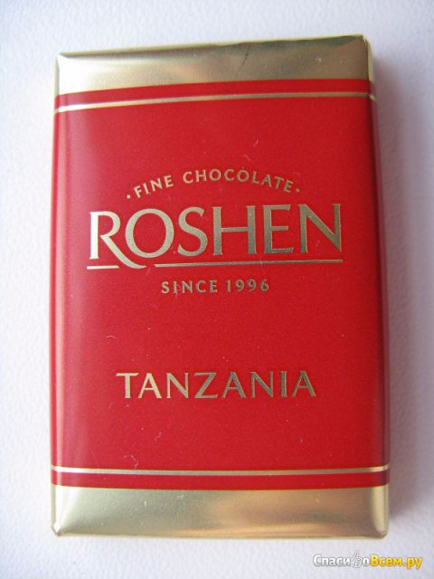 Шоколад Roshen "Tanzania"