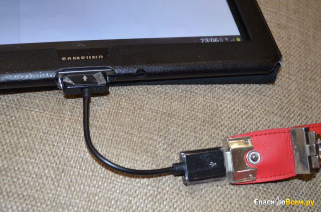 Универсальный OTG адаптер USB Deppa для Galaxy Tab/Note 10.1