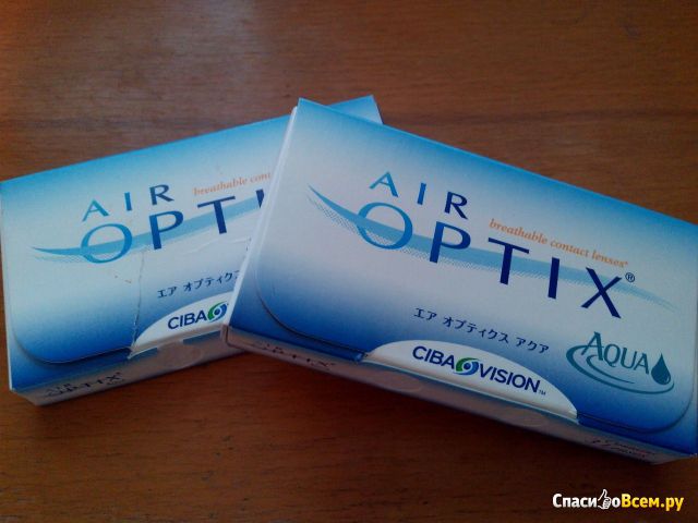 Контактные линзы Ciba Vision "Air Optix Aqua"