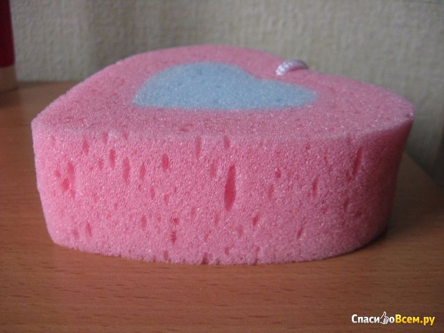 Губка для душа Oriflame "Valentine's Bath Sponge"