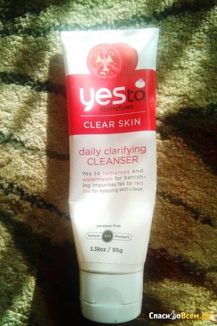 Томатный очищающий гель для лица "Yes to tomatoes" Clear Skin для нормальной и комбинированной кожи