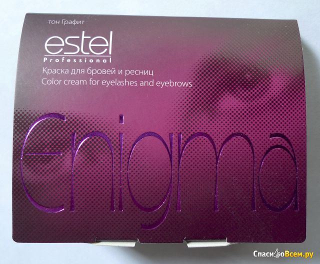 Краска для бровей и ресниц Estel Рrofessional Enigma, тон Графит