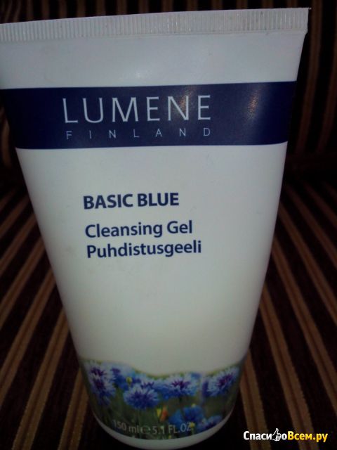 Очищающий гель Lumene Finland "Basic Blue"