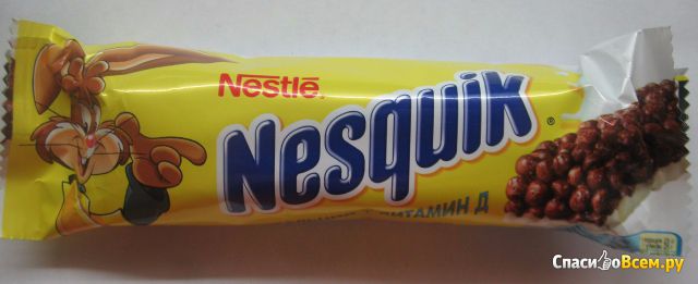 Батончик Nesquik с цельными злаками шоколадный Кальций + Витамин Д