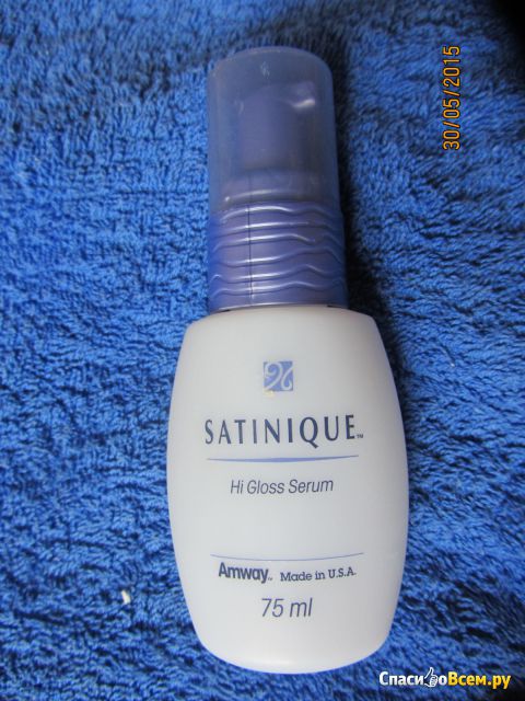 Средство для придания блеска волосам Amway Satinique