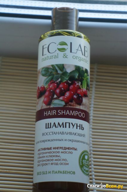 Шампунь Ecolab Восстанавливающий для поврежденных и окрашенных волос