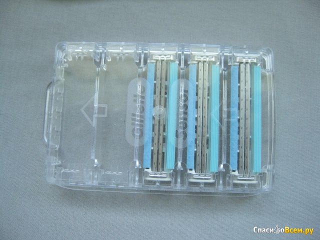 Сменные кассеты для бритвы Gillette for women «Sensor Excel»