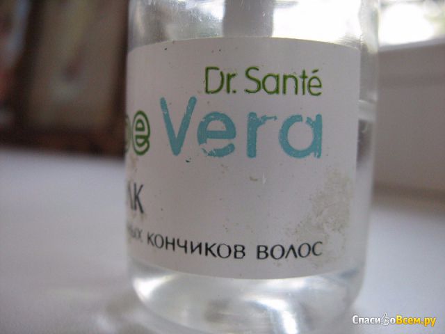 Средство для посеченных кончиков волос Dr. Sante Aloe Vera "Жидкий шелк"