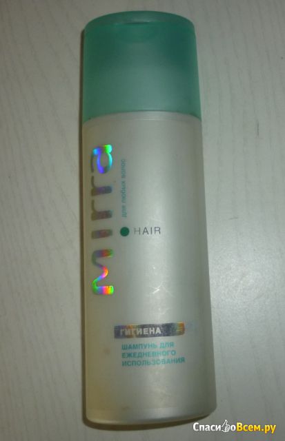 Шампунь Mirra Hair для ежедневного использования с протеинами злаков и сасанквой