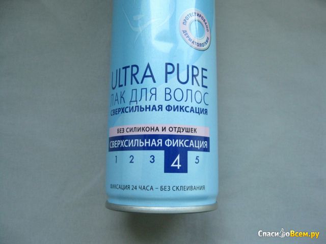 Лак для волос Schwarzkopf Taft Три погоды "Ultra Pure" Ultra strong