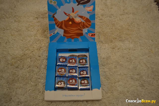 Детский молочный шоколад в кубиках O'Zera Kids +1 в кубиках