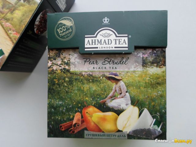 Черный чай Ahmad Tea "Грушевый штрудель"